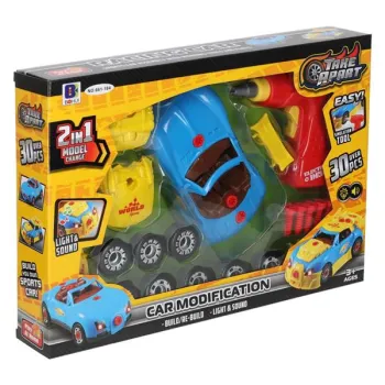 Samochód sportowy do rozkręcania konstrukcyjny do tuningu światło dźwięk-927383