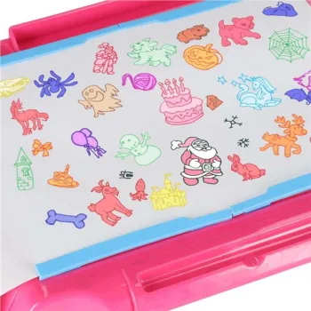 Projektor rzutnik stolik do rysowania karty różowy-927409