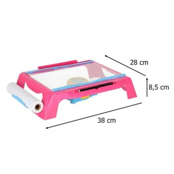 Projektor rzutnik stolik do rysowania karty różowy-927411