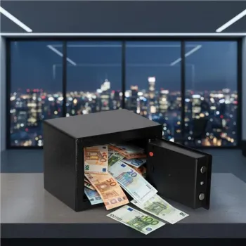 Sejf domowy zamek szyfrowy elektroniczny z funkcją kodowania-929572