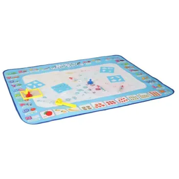 Mata wodna do malowania rysowania wodą mazaki pieczątki szablony wałek 100x80cm alfabet-929448