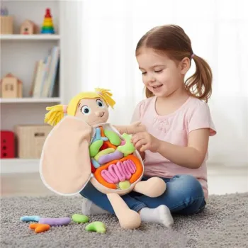Lalka maskotka nauka anatomii dziewczynka-929409