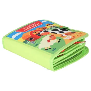 Książeczka sensoryczna edukacyjna manipulacyjna farma-929425