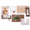 Domek dla lalek drewniany salon model do złożenia LED 8008-A 20,6cm-930592