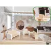 Domek dla lalek drewniany LULILO FLORO boho LED 78cm-930515
