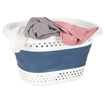 Kosz na pranie składany silikonowy duży koszyk 32L-930362