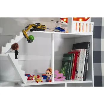 Regał na książki dla dzieci półka domek na zabawki 2w1 LULILO CALLA 116cm XXL-930811
