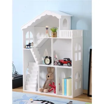 Regał na książki dla dzieci półka domek na zabawki 2w1 LULILO CALLA 116cm XXL-930801