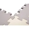 Mata edukacyjna piankowa puzzle szara ecru 36 elementów 150x150cm-932632