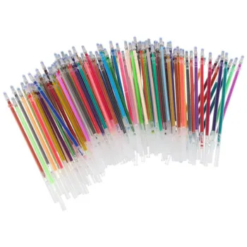 Długopisy żelowe kolorowe w etui 100 sztuk + 100 wkładów-932585