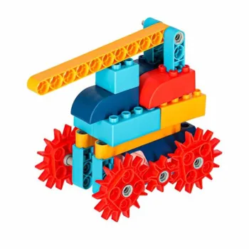 Klocki konstrukcyjne do budowania ruchome z silnikiem 116 elementów-932495
